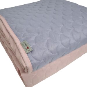 Cover 1 1/2 Plaza Microfibra Reversible Rosa/Lila
